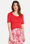 Gerry Weber Round Neck T-Shirt, Red