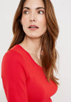 Gerry Weber Round Neck T-Shirt, Red