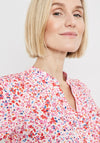 Gerry Weber Floral V Neck Top, Multi