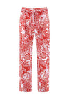 Gerry Weber Paisley Print Wide Leg Trousers, Red Multi