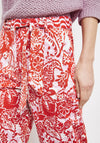 Gerry Weber Paisley Print Wide Leg Trousers, Red Multi