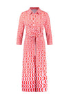 Gerry Weber Geo Print Shirt Dress, Red Multi