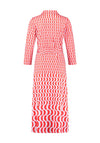 Gerry Weber Geo Print Shirt Dress, Red Multi