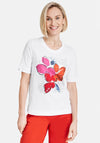Gerry Weber Floral Graphic T-Shirt, White