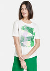 Gerry Weber Sequin Abstract T-Shirt, Green