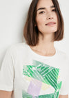 Gerry Weber Sequin Abstract T-Shirt, Green