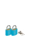 Go Travel Twin Pack Key Padlocks