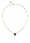 Guess 4G Logo Necklace, Gold & Black