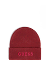 Guess Embroidered Logo Beanie, Bordeaux