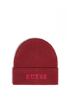 Guess Embroidered Logo Beanie, Bordeaux