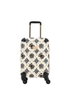 Guess House Party Travel Cabin Suitcase, Cream Multi