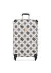 Guess House Party Travel Suitcase, Cream Multi