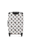 Guess House Party Travel Suitcase, Cream Multi