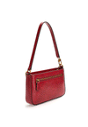 Guess Katey Croc Mini Shoulder Bag, Red