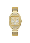 Guess GW0472L2 Ladies Square Face Watch, Gold