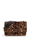 Guess Cessily Quilted Leopard Print Shoulder Bag, Multi McElhinneys