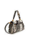 Guess Stephi Python Print Shoulder Bag, Black Multi