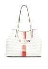 Guess Vikky Logo Tote Bag, Stone Grey