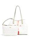 Guess Vikky Logo Tote Bag, Stone Grey