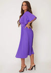 Girl in Mind Felicia Pleated Midi Dress, Violet