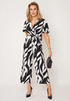 Girl in Mind Stephanie Jumpsuit, Black & White