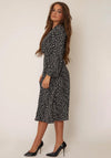Girl In Mind Nadine Dalmatian Print Dress, Black