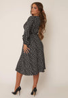 Girl In Mind Nadine Dalmatian Print Dress, Black