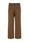 Guess Womens Wide Leg Trousers, Brown
