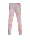 Guess Girls Floral Guess Logo Leggings, Pink