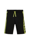 Guess Boys Logo Sweat Shorts, Black