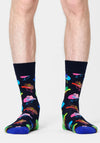 Happy Socks Cowboy Hat Socks, Dark Blue Multi