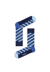Happy Socks Filled Optic Socks, Blue Multi EU41-46