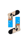 Happy Socks Roadtrip Socks, Black Multi