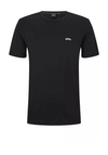 Hugo Boss Curved Logo Crew Neck T-Shirt, Black