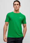 Hugo Boss Curved Logo T-Shirt, Green