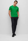 Hugo Boss Curved Logo T-Shirt, Green