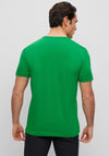 Hugo Boss Curved Logo T-Shirt, Green