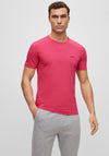 Hugo Boss Curved Logo T-Shirt, Pink