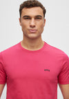 Hugo Boss Curved Logo T-Shirt, Pink