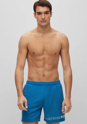 Hugo Boss Dolphin Swim Shorts, Blue
