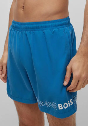 Hugo Boss Dolphin Swim Shorts, Blue