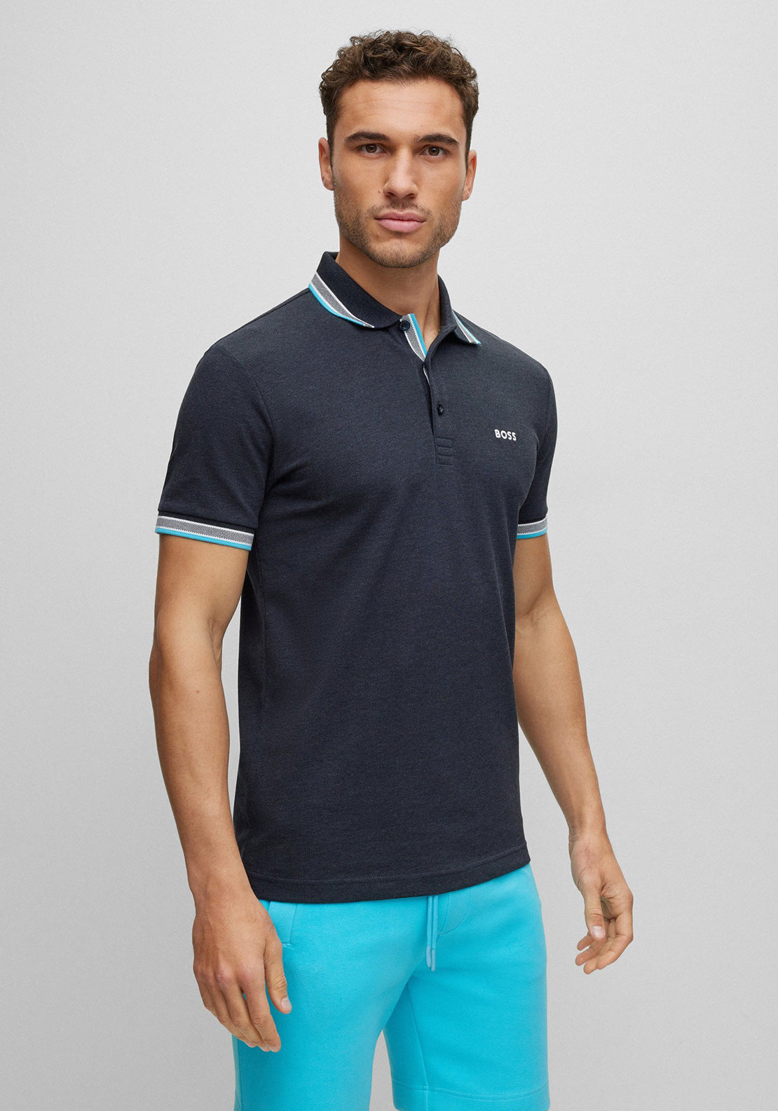 Hugo Boss Paddy Polo Shirt, Dark Blue