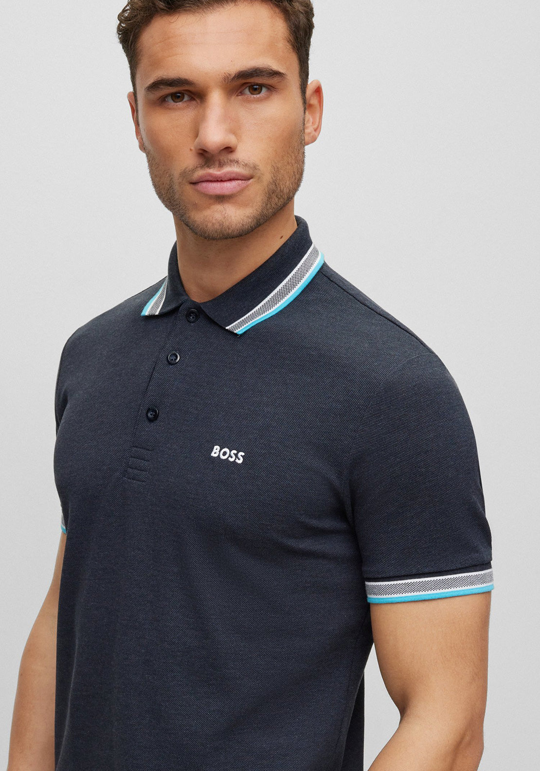 Hugo Boss Paddy Polo Shirt, Dark Blue