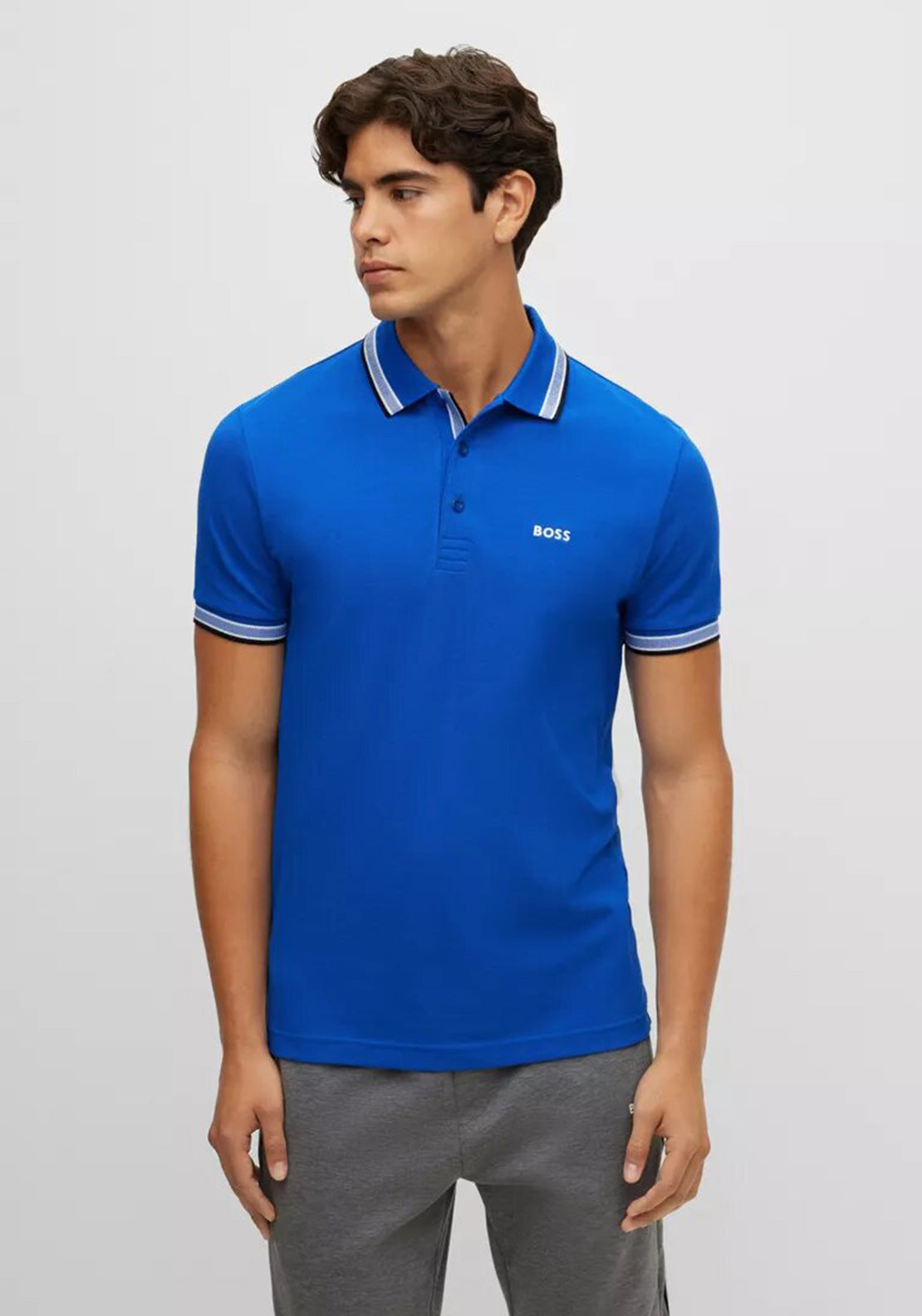 Hugo Boss Paddy Polo Shirt, Dark Blue