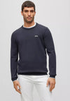 Hugo Boss Rallo Round Neck Sweater, Navy