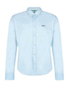 Hugo Boss Two Tone Cotton Shirt, Blue