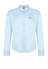 Hugo Boss Two Tone Cotton Shirt, Blue