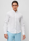 Hugo Boss Two Tone Cotton Shirt, White