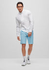 Hugo Boss Two Tone Cotton Shirt, White