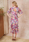 Hope & Ivy Marin Floral Dress, Pink Multi